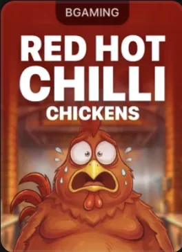 Red Hot Chilli Chickens: gallina roja asustada en un corral picante